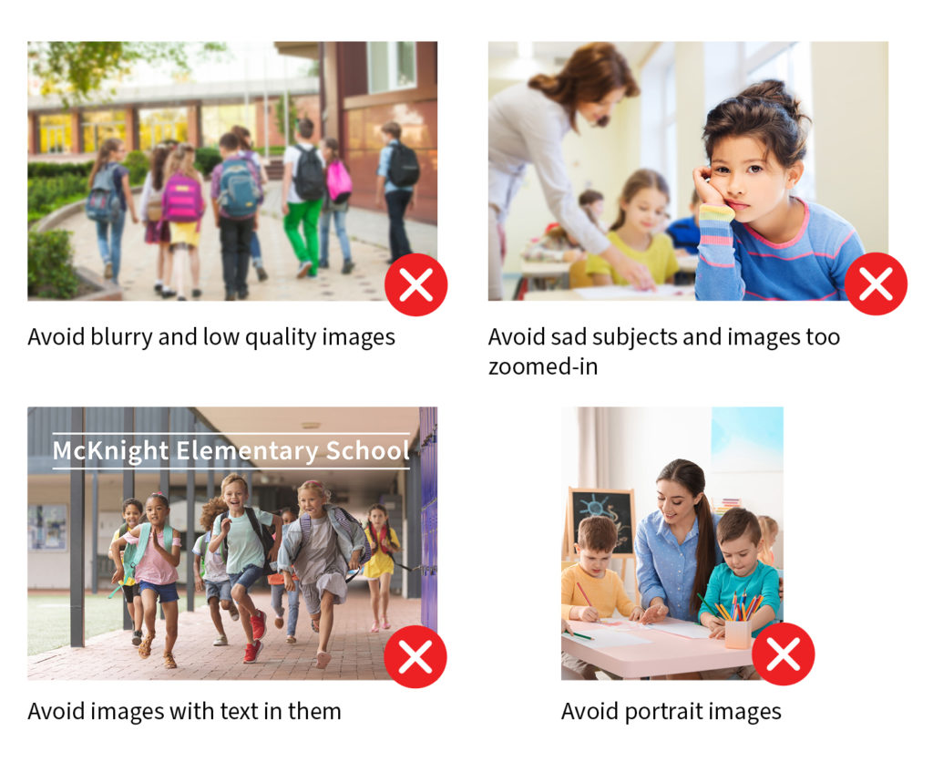 Niche Display Ads Images not to use