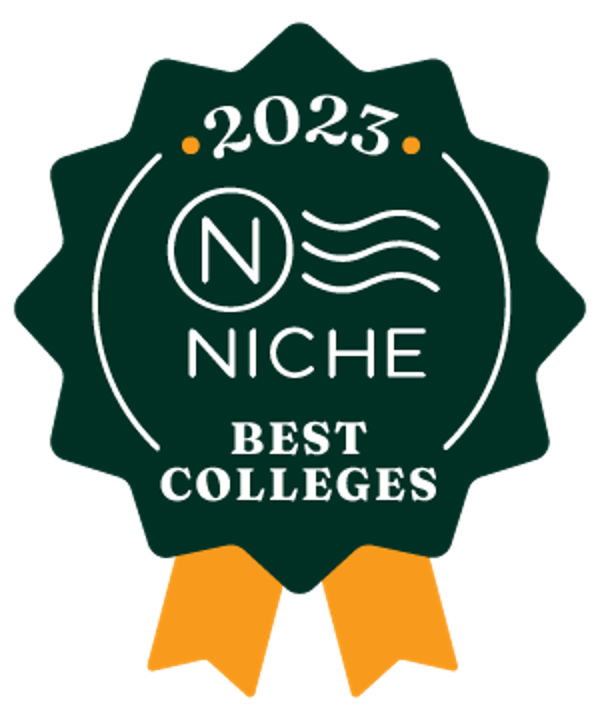 Badge for 2023 Niche Best Colleges
