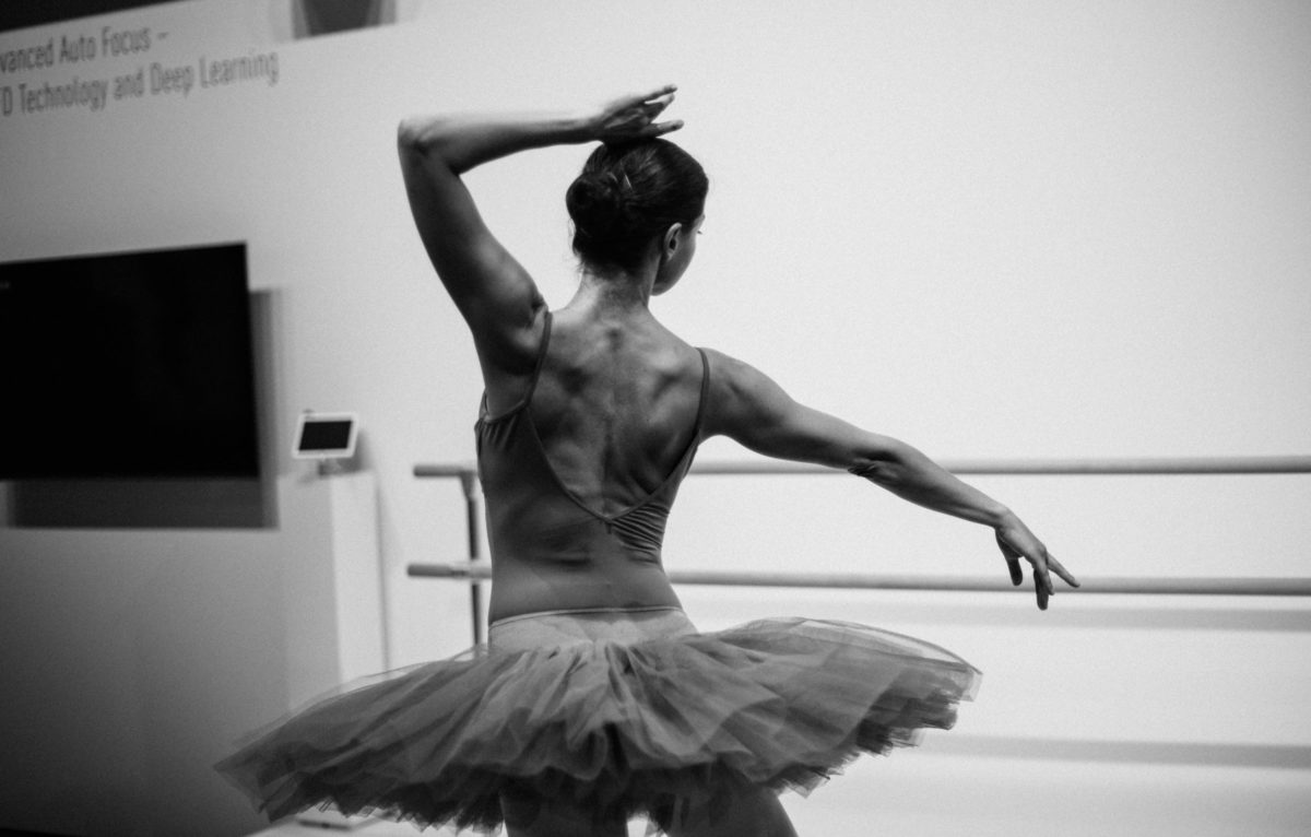 ballet dancer BW